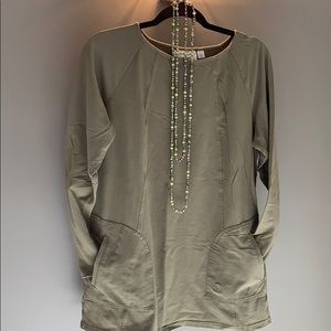 Louis Dell’Olio princess-seamed tunic top